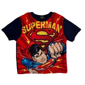 DC Comics Superman Red and Blue Kids Tee
